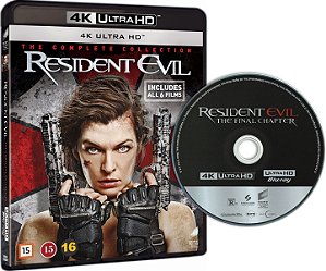 Resident Evil - Coleção 6 Filmes (4K UHD, 2002-2016) Dublado Legendado