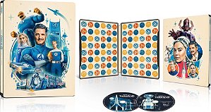Quarteto Fantástico: Primeiros Passos - Steelbook [4K UHD + Blu-ray, 2025] - Pré-venda