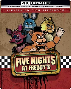 Five Nights at Freddy's - O Pesadelo Sem Fim - Steelbook [4K UHD + Blu-ray, 2023] - Pré-venda