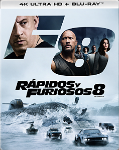 Velozes e Furiosos 8 (4K UHD + Blu-ray, 2017) Dublado Legendado #raro