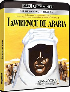 Lawrence da Arábia (4K UHD + Blu-ray + Blu-ray Bônus, 1962) Dublado Legendado