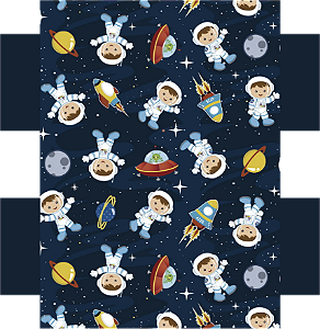 Estojo Box - Foguetes