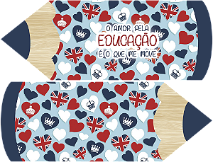 Estojo Lápis - Coleção Professores