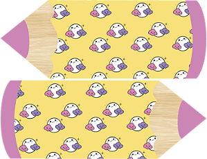 Estojo Lápis - Coleção Colorida