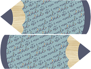 Estojo Lápis - Coleção Colorida