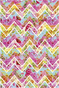 Necessaire Slim - Chevron Color