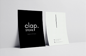 Folheto – sem enobrecimento – Corte Reto – Couchê Brilho 90g