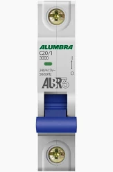 DISJUNTOR UNIPOLAR 20A C ALUMBRA ALBR3
