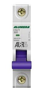 DISJUNTOR UNIPOLAR 32A C ALUMBRA ALBR3