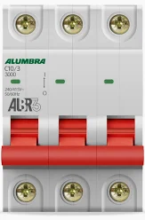 DISJUNTOR TRIPOLAR 10A C ALUMBRA ALBR3