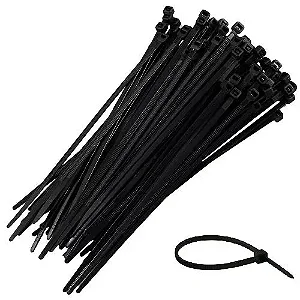 ABRAC NYLON 300X4,8MM PT PCT C/ 25 UN