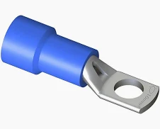 TERMINAL OLHAL 16MM² M6 PRE-ISOLADO AZUL (PACOTE COM 10UN)