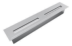 Kit Queimador para Lareira 150cm e Champanheira/Porta bebidas 2x1