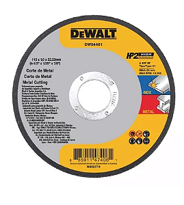 DISCO DE CORTE 115X1,0X22 DW84401 DEWALT
