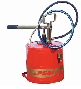 BOMBA GRAXA MANUAL DE 7KG COM COMPACTADOR LUB7C METAL PEM
