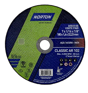 DISCO COR.177,8 X 1,6 X 22 CLASSIC AR102 NORTON