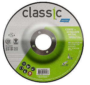 DISCO DESB.115X6,4X22 BDA-600 CLASSIC P/ACO 66253370340 NORTON