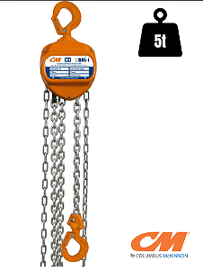 TALHA MANUAL 5,0T X 5,0M B86BRL-5-5 COLUMBUS