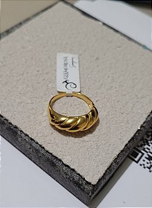 Anel croissant (Banhado a ouro 18K)