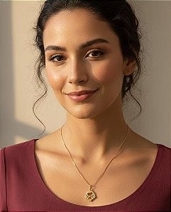 Corrente com pingente de-Filhos