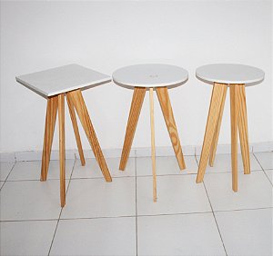 Banquetas/Mesinhas Decoração