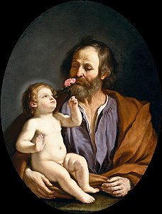 São José e o Menino Jesus - Guercino