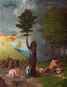 Alegoria da virtude e do vício - Lorenzo Lotto