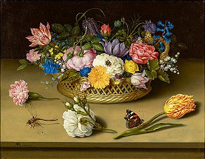 Flor ainda em vida - Ambrosius Bosschaert