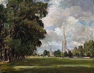 Catedral de Salisbury de Lower Marsh Close - John Constable