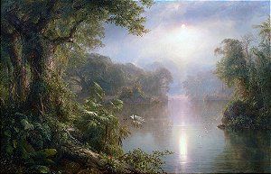 El Rio de Luz (O Rio da Luz) - Frederic Edwin Church