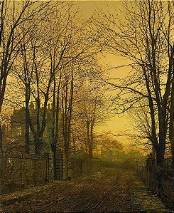 Outubro depois do brilho - John Atkinson Grimshaw