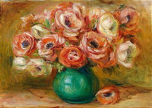 Vaso d'anémones - Pierre-Auguste Renoir