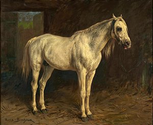 Quadro - Cavalo Branco - Rosa Bonheur