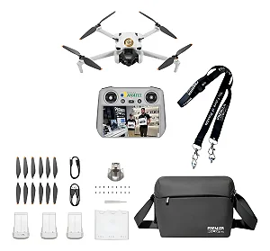 Drone DJI Mini 3 (Com tela) Fly More Combo BR - DJI033