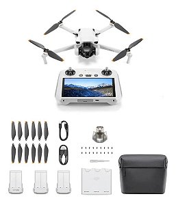 Drone DJI Mini 3 (Com tela) Fly More Combo BR - DJI033