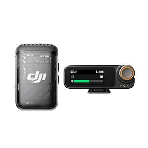Microfone DJI Mic 2 (1 TX Microfone + 1 RX Receptor) BR - DJI115