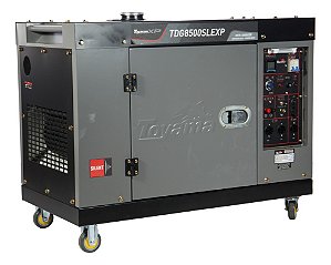 Gerador Toyama DIESEL TDG8500SLEXP Cabinado Monofasico 115/230v 7,0KW Partida Eletrica Com AVR APTO ATS