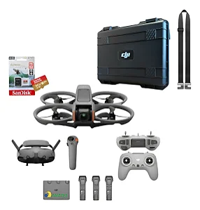 Drone Dji Avata 2 Kit Fly More Kit Exclusivo Anatel Nacional Preto