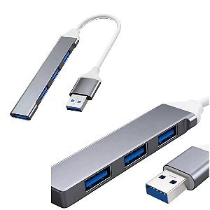 Hub Usb 3.0 4 Entradas Adaptador Alta Velocidade