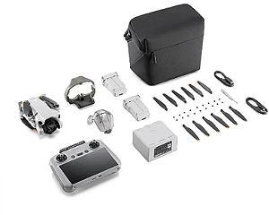 Drone DJI Mini 4 Pro Fly More Combo (Com tela) Semi Novo