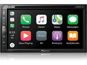 Central Multimídia Pioneer com DVD Player TV Digital Android Auto Apple CarPlay Wi-Fi 6.8 Polegadas AVH-Z5280TV