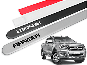 Jogo Friso Lateral Ford Ranger CD 13/.. Ponta Redonda com Grafia - Tiger