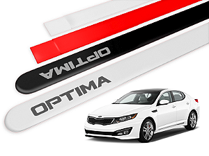 Jogo Friso Lateral Kia Optima 11/16 Ponta Redonda com Grafia - Tiger