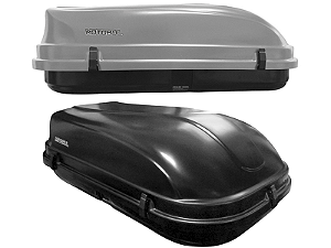 Bagageiro Maleiro Teto Motobul 600 Litros 50kg Universal Preto ou Cinza