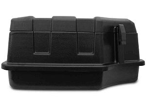 Bagageiro Box Caixa Caçamba Motobul 300L Preto Bagagem e Ferramentas