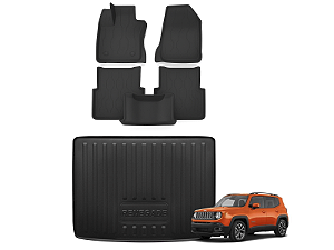 Kit Tapete Bandeja Interior + Porta Malas Renegade 15/..