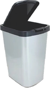 Lixeira Click Label 9 Litros com Tampa Arqplast