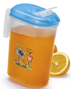 Jarra Graduada com Tampa Flip Top 2 Litros Nitron
