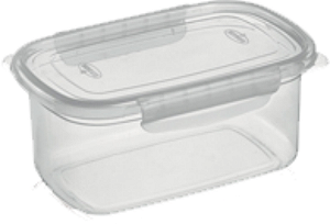 Pote Retangular Alto com Trava 850ml Nitron