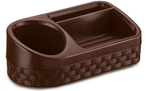 Porta Detergente Rattan Marrom Nitron